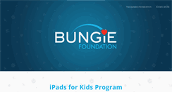 Desktop Screenshot of bungiefoundation.org